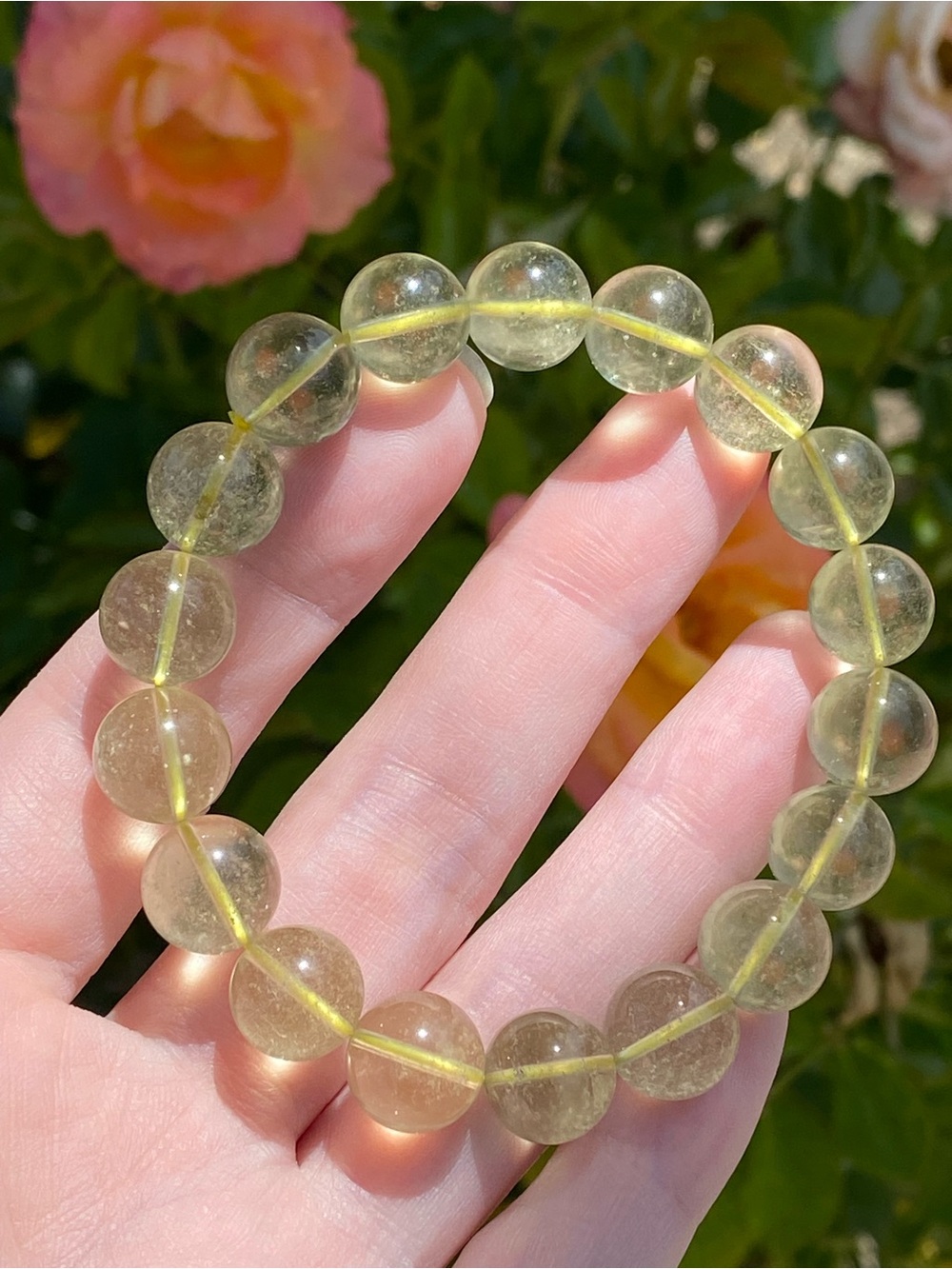 Libyan Desert Glass Bracelet 11.7mm Genuine LDG Sahara Impact Crystal Bracelet